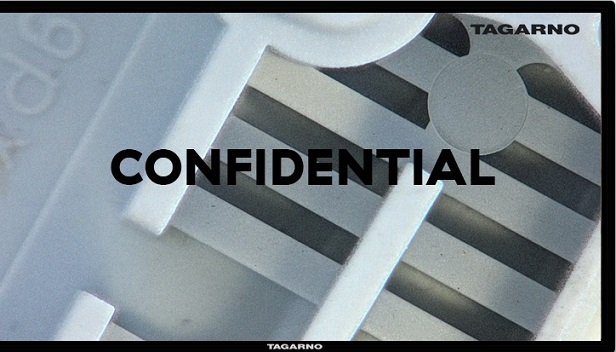 Monitor with example of TAGARNO's Watermark app