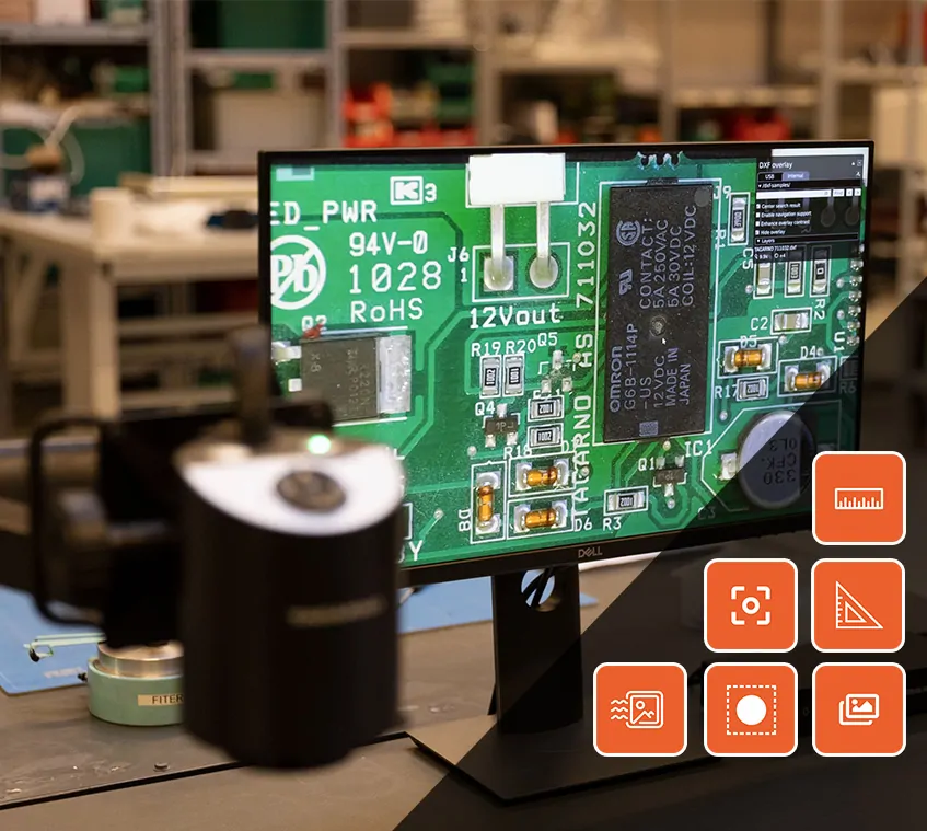 Digital microscope with microscope software