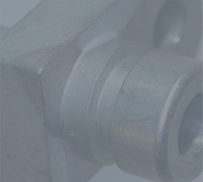 Magnified cylinder with a digital microscope